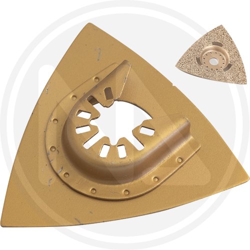 Lama Triangolare Sega Multifunzione (97677 - 81330) Maurer - Dimensione 80x80 mm. - cod. 97693