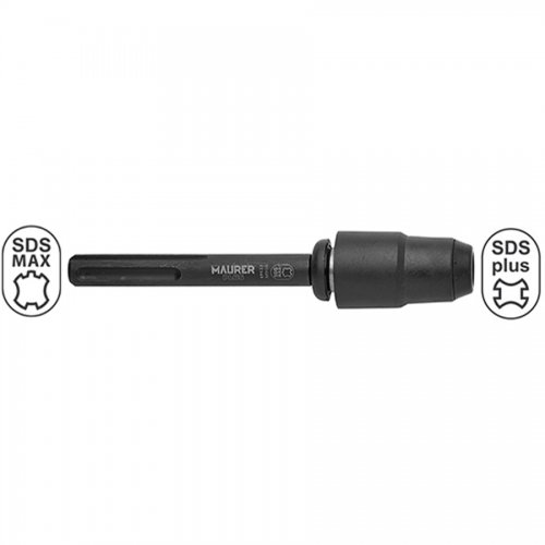 Adattatore Mart.pn. Sds - Max/sds - Plus Maurer Plus - Cf. Blister - Attacco Sds Max E Mandrino Sds Plus - cod. 89123