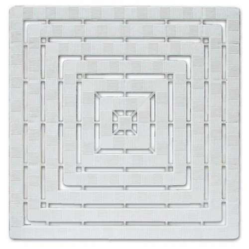 Pedana Doccia Bagno Ppl Bianco 58x58cm - Misura 58x58 Cm. E Colore Bianco - cod. 29053