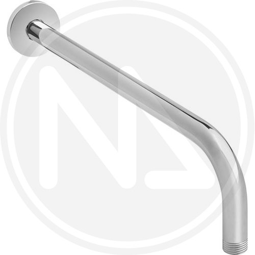Braccio Doccia Acciaio Inox Cromato 150gr 30cm Maurer - Lunghezza 300 mm. - cod. 53779