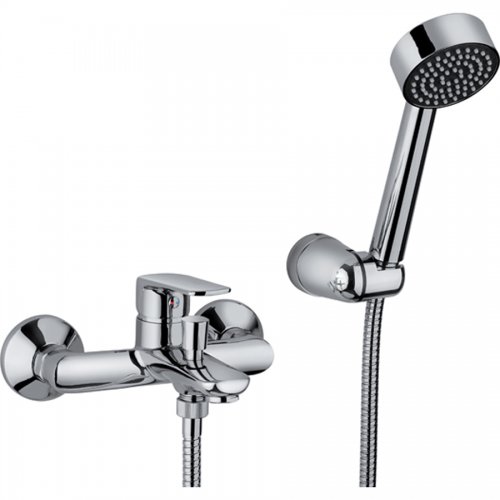 Miscelatore Vasca Maurer "alba" Con Doccetta 35mm - Finitura Ottone Cromato E Attacco M 1/2" - cod. 53006