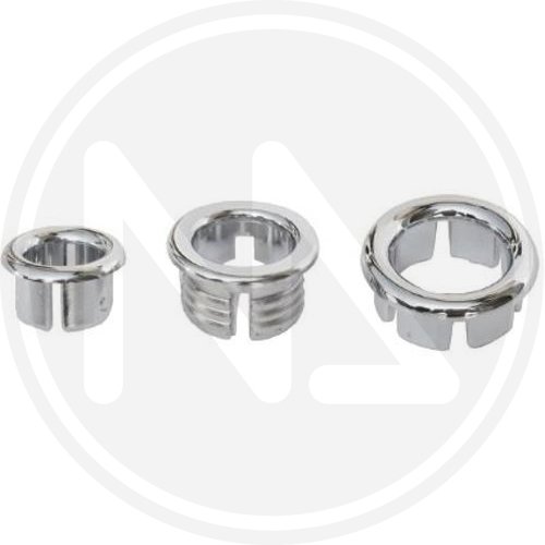 Borchia Cromata Per Troppo Pieno 14mm - Misura - 14 mm. - cod. 29341