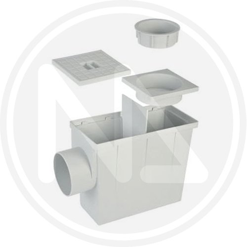 Pozzetto Pluviale Racc.tondi 8/10 Cm - Raccordi 8 - 10 Cm E Uscita 10 Cm - cod. 40077