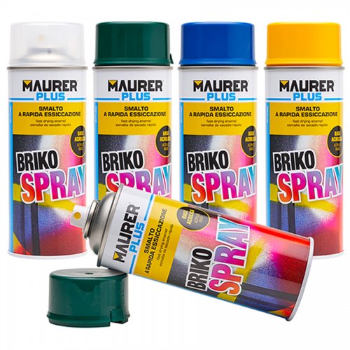 Briko Spray Maurer Plus 400ml Grigio Finestra Ral7040 - 6 pz - Colore Grigio Finestra E Ral 7040 - cod. 86985