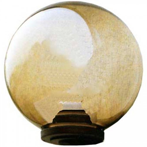 Sfera X Lampione Da Giardino Fume Antiurto 30cm - Papillon - Colore - Fum&eacute; - - 300 mm. - cod. 83874