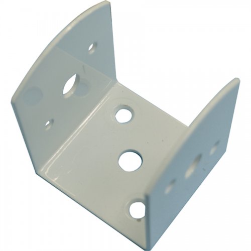 Staffa Per Travi 90x90mm "837-b" Acciaio Bianco - 10 pz - Misura 90x90 mm. e Spessore 3 mm. - cod. 27161