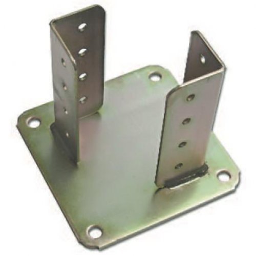 Supporto Per Travi Con Piastra 90x90mm Zinco+ - 8 pz - Misura - 90x90 mm. - cod. 10335