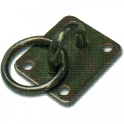 Cavallotto Con Anello 60x50x3mm (925-3) Zinco+ - 24 pz - Misura 60x50x3 mm. e Maglia 20x21 mm. e Spessore 8 mm. - cod. 25361