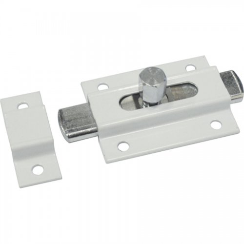 Catenaccio Trasversale 70mm Vern.bianco(812) - 12 pz - Misura 7 Cm. - cod. 21626