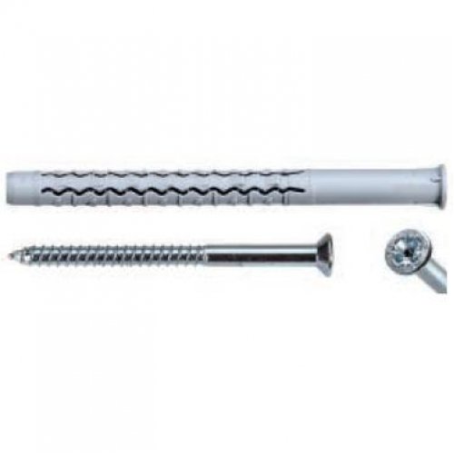 Tassello Nylon Maurer Plus Prolungato 6x 60mm C/vite Tsp 4x65 - 150 pz - Articolo Mrsz101, X L 6x60 mm. E Vite 4x65 mm. - cod. 82529