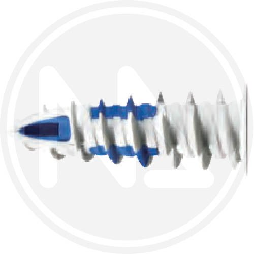 Tassello Bicomponente X Cartongesso 18x50 C/vite 5mm - 50 pz - Vite 5 mm. E X L 18x50 mm. - cod. 25345