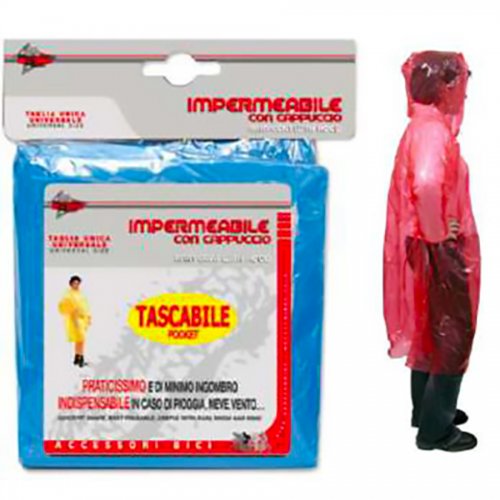 Impermeabile Tascabile Taglia Universale cod. 74762
