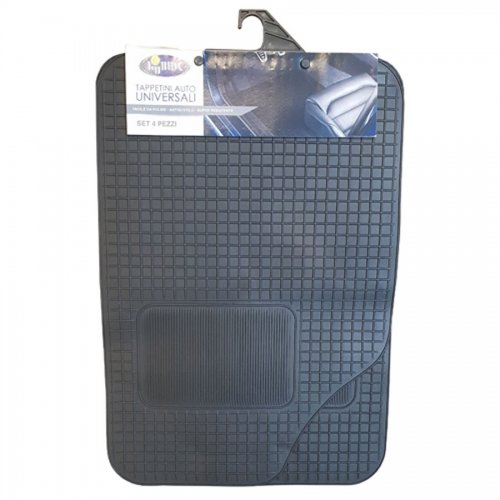 Tappetini Auto In Pvc Set 4 Pezzi - Modello Universale - cod. 22323