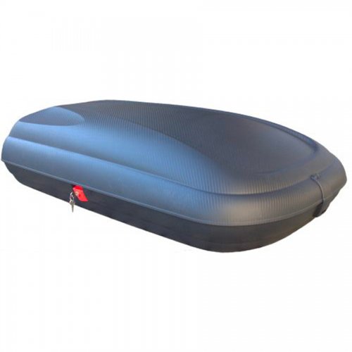 Baule Tetto Auto Effetto Carbonio L132 P77,8 H34,5cm - L. X P. X H. 132x77x34,5 Cm. - cod. 38081