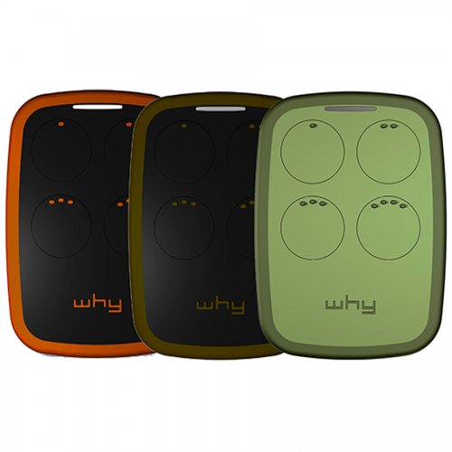 Radiocomando Sice "why Evo Noa" Nero/verde Multi Frequenza 4tx Univers. - Tasti 4 e Frequenza AM/FM e Colore Nero/Verde - cod. 35554