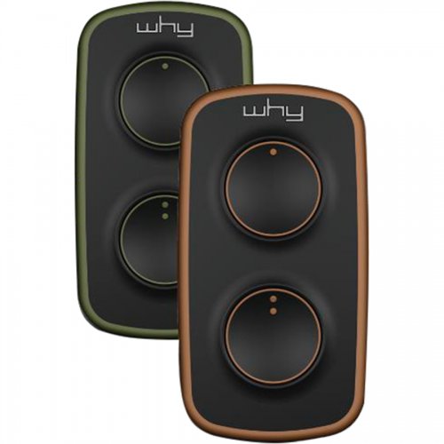 Radiocomando Sice "why Evo Mini Noa Nero/verde" Multi Frequenza 2+2tx - Tasti 2+2 e MHz 433 / 858 e Colore Nero/Verde - cod. 33999