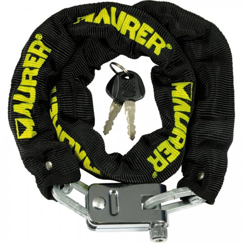 Lucchetto Cicli Con Catena 90cm 6mm Maurer - &brvbar; 6x6 mm. E Misura 90 Cm. - cod. 93630