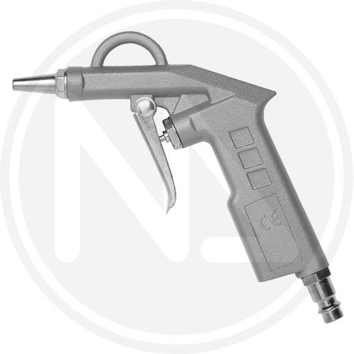 Pistola Soffiaggio Canna Corta Maurer All. Sabb. - Cf.in Blister (ex94006) - Attacco 1/4" - cod. 82766