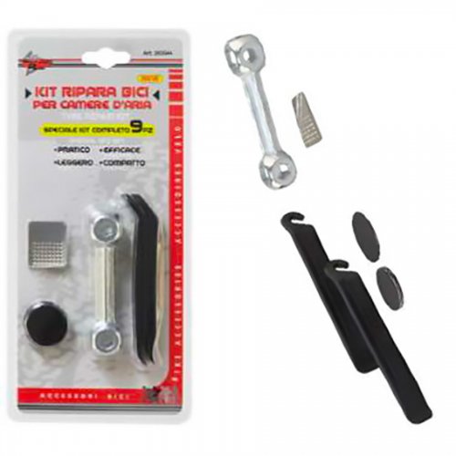 Kit Riparazioni X Bici - Kit 9 pz - cod. 19455