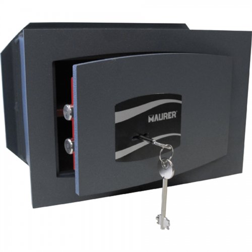 Cassaforte A Muro C/chiave Maurer L36 P20 H23cm - Misura 36x19,5x23 cm. e Peso 12,0 kg. - cod. 83717