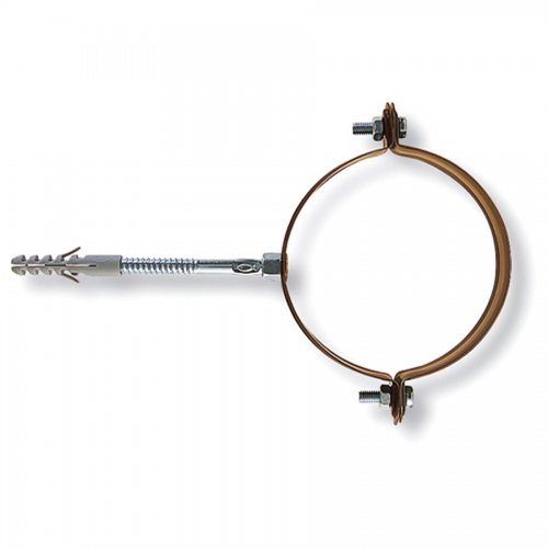 Collare Acciaio Fischer 80mm "scp 80v" Vern.mar. - Misura 80 mm. E Finitura Marrone - cod. 24735