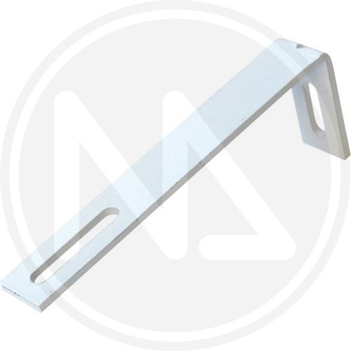 Staffa X Supporto Parete Per Scorritenda - Misura 11x4 Cm. - cod. 22308