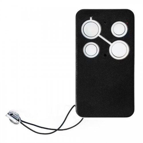 Radiocomando 433mhz Multimarca Rolling Code-fisso - Tasti 4 e MHz 433,92 e Colore Nero-Bianco - cod. 25171