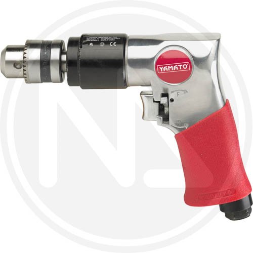 Trapano Pneumatico Reversibile Yamato 10 mm. - Lunghezza 203 mm. E Mandrino 10 mm. - cod. 99453