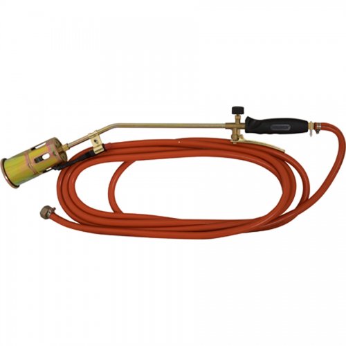 Cannello Gas Maurer 650mm 60mm Con Leva Acc. Piezo Tubo 5mt - Lunghezza 650 mm. E Becco 60 mm. - cod. 99357
