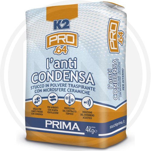 Stucco "k2 Anticondensa" 4 Kg - Contenuto 4 Kg. - cod. 47000