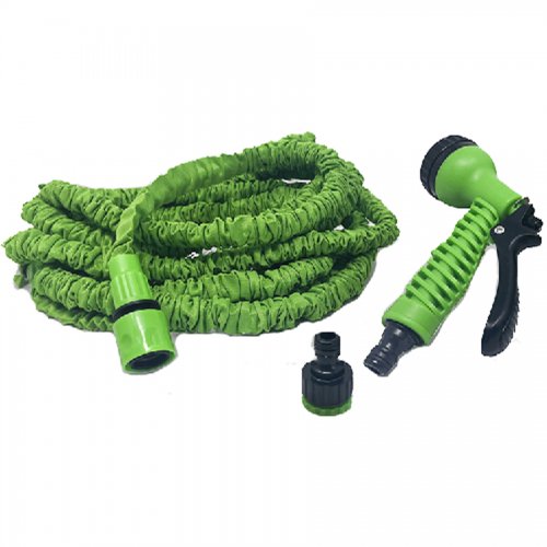 Tubo Innaffio 7,5mt Auto Estensibile Con Lancia Papillon - Lunghezza 7,5 Mt. - cod. 83941