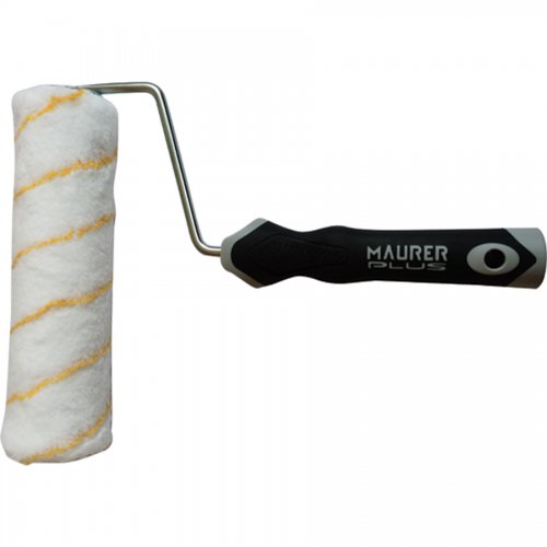 Rullo In Poliammide Pelo Corto Linea Gialla 23cm - Maurer Plus - Misura 23 cm. e Altezza pelo 12 mm. - cod. 81107