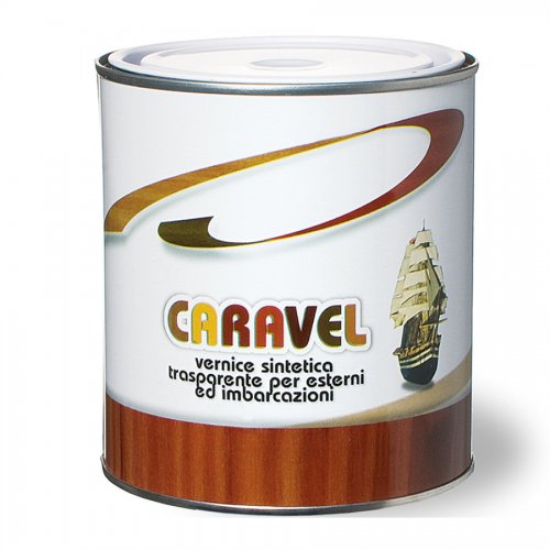 Vernice Caravel 0,375 Trasparente Lucido V - Colore Trasparente e Contenuto 375 ml. - cod. 49330