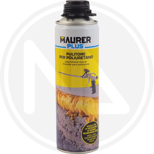 Pulitore X Schiuma Poliuretanica 500ml Maurer Plus - Contenuto 500 Ml. - cod. 88906