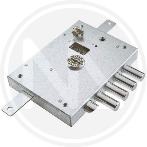 Serratura Dierre Da Applicare Doppia Mappa imb 7112 1se C/scrocco E/70 - Verso - Sinistro - Articolo - IMB 7112 1SE - cod. 35500