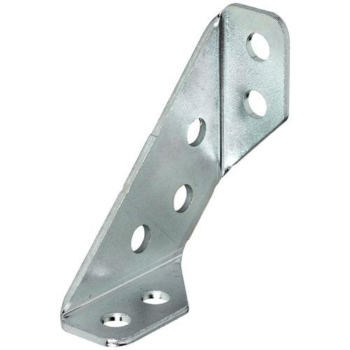 Piastra Angolare 19x63x15mm Zincata - 100 pz - Misura 19x63x15 mm. E Spessore 1,5 mm. - cod. 10489