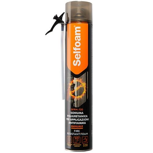 Schiuma Poliuretanica Manuale 750ml B1 Rei Selfoam - Contenuto 750 Ml. E Colore Arancio Pallido - cod. 71594