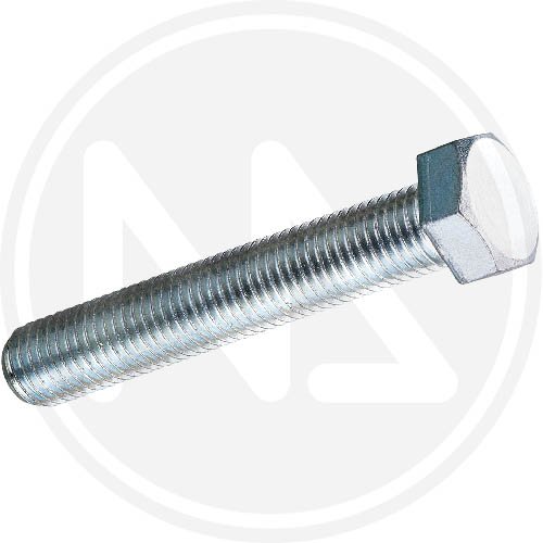 Bulloni Te 8.8 "ft" Mm 12x 70 Filetto Totale Zincati 5739 - 50 pz - Misura 12x70 mm. e Filettatura Totale e Uni 5739 - cod. 10758