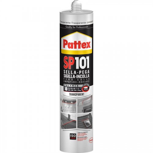 Silicone Sigillante Polimero Pattex Sp101 280ml Testa Di Moro - Contenuto 280 ml. e Colore Testa di moro - cod. 47498