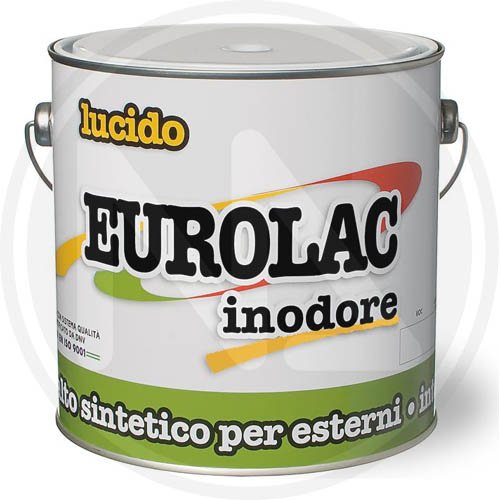 Smalto "eurolac" Lucido 2,5lt Grigio Scuro - Colore Grigio scuro - cod. 49205