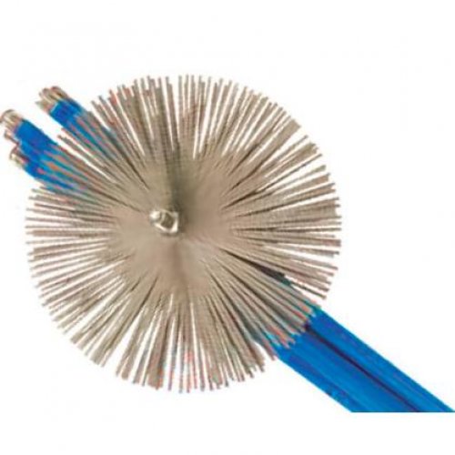 Scovolo Acciaio 250mm Kit C/aste 8,40mt Maurer - Lunghezza - 8,40 mt. - Scovolo - 250 mm. - cod. 53865