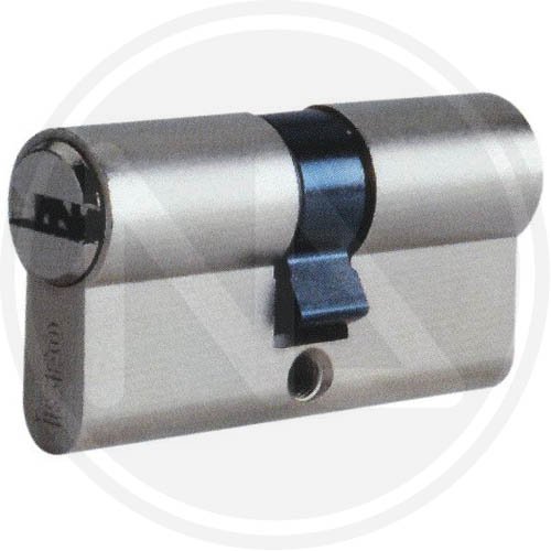 Cilindro Europeo Iseo "r6 8809.3040.9" Mm 30-40 Nichelato - Articolo 8809.30.40.9 e Misura 1 70 mm. e Misura 2 30/40 mm. - cod. 33871
