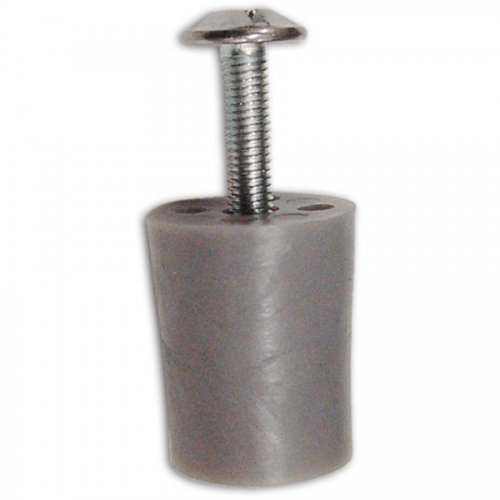 Tappo D'arresto Per Tapparella Pvc 30 Grigio "1024/g" - 10 pz - Misura 30 mm. e Colore Grigio - cod. 24265