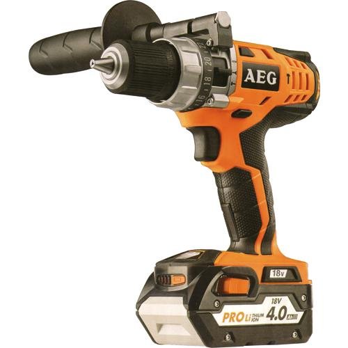 Trapano Avvitatore Percussione 18v Aeg "bsb18sbl2-x02" Batt 2ah+4ah+val cod. 60825