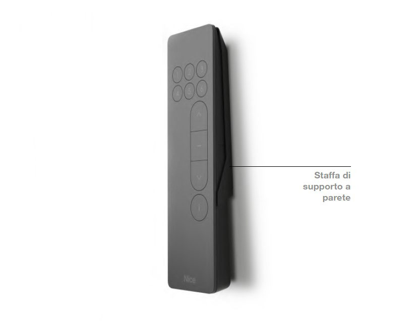 Telecomando Nice Domì P6 a 6 canali mono/bidirezionale per tende da sole, tapparelle e serrande