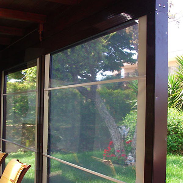 Tende a caduta per verande cristal