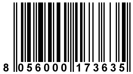 Codice a barre EAN 8056000173635