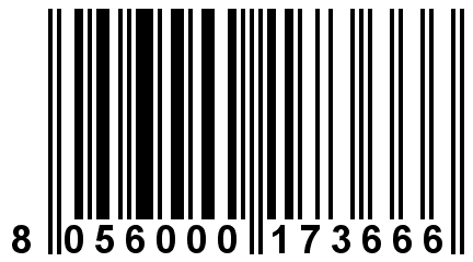 Codice a barre EAN 8056000173666